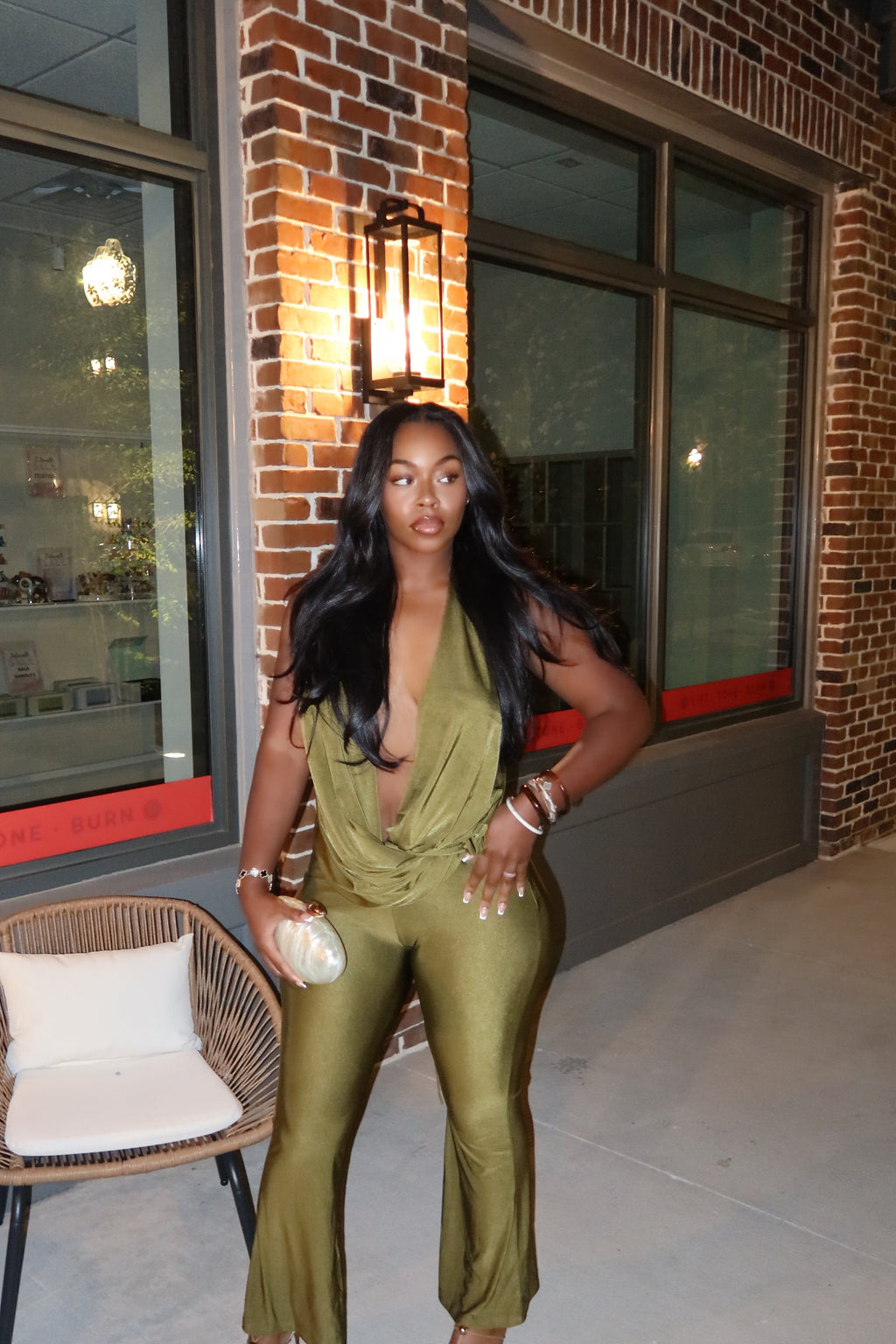Aura Drape Jumpsuit