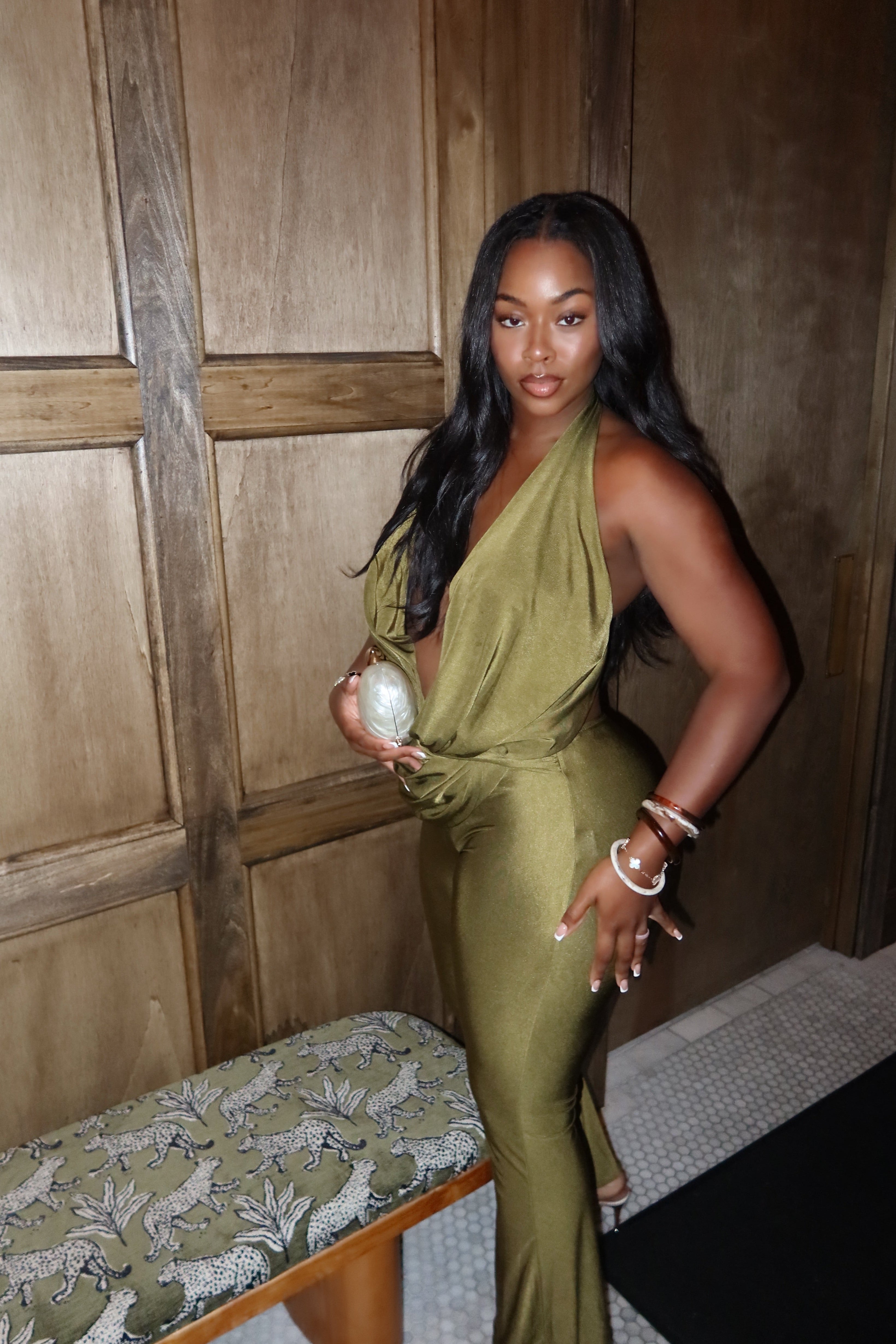Aura Drape Jumpsuit